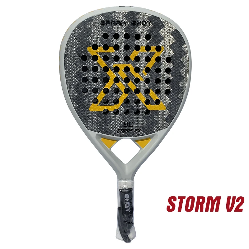 Racchette da padel in fibra di allume 24K di LUSSO STORM V2